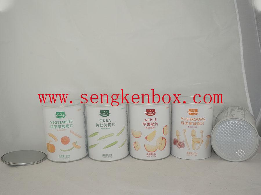 Snacks Moistureproof Packaging Paper Cans Snacks Moistureproof Packaging Paper Cans