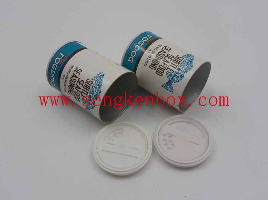 Shaker Seafood Seasonings Packaging Paper Canister