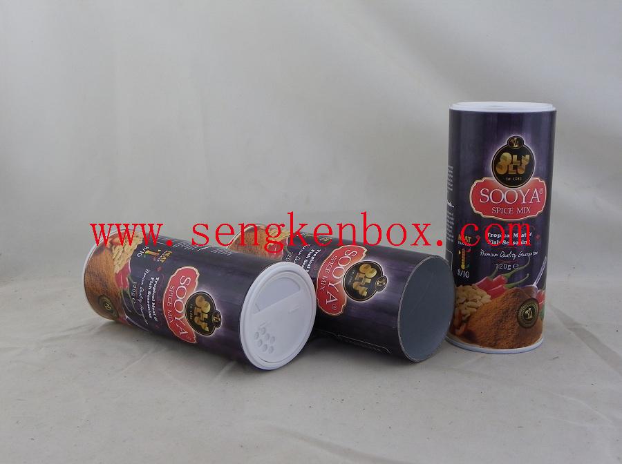 Tropical Meat Fish Seasoning Packing Dispenser Paper Canister Tropical Meat Fish Seasoning Packing Dispenser Paper Canister