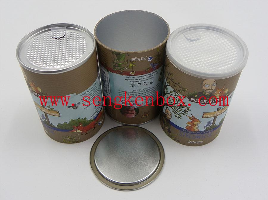 Paper Cans with Plastic Sealing Lids Paper Cans with Plastic Sealing Lids