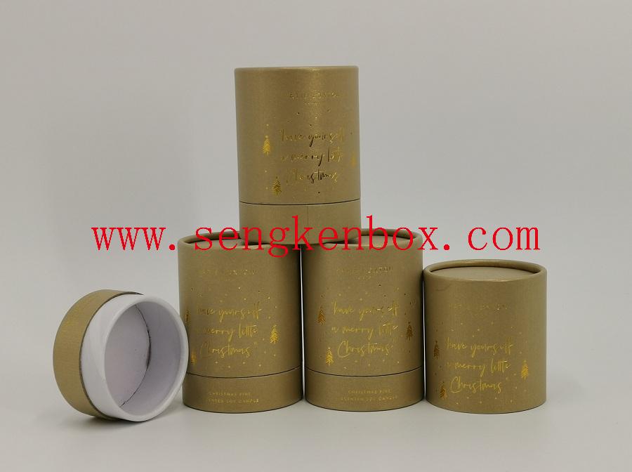 Cylinder Long Lid Candle Packaging Curled Edge Paper Cardboard Cans Cylinder Long Lid Candle Packaging Curled Edge Paper Cardboard Cans