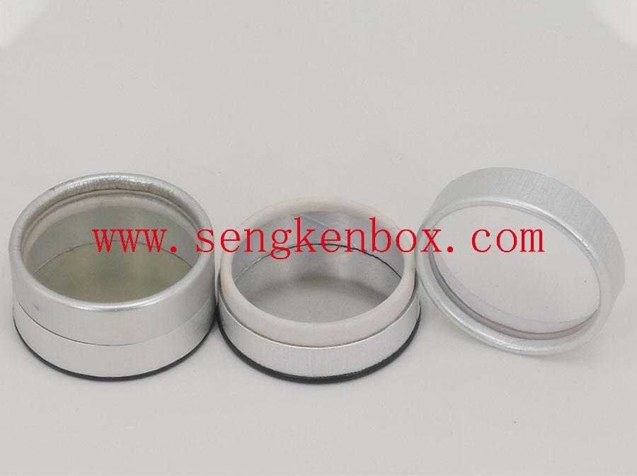 Silver Rolled Edge Packaging Cans Silver Rolled Edge Packaging Cans