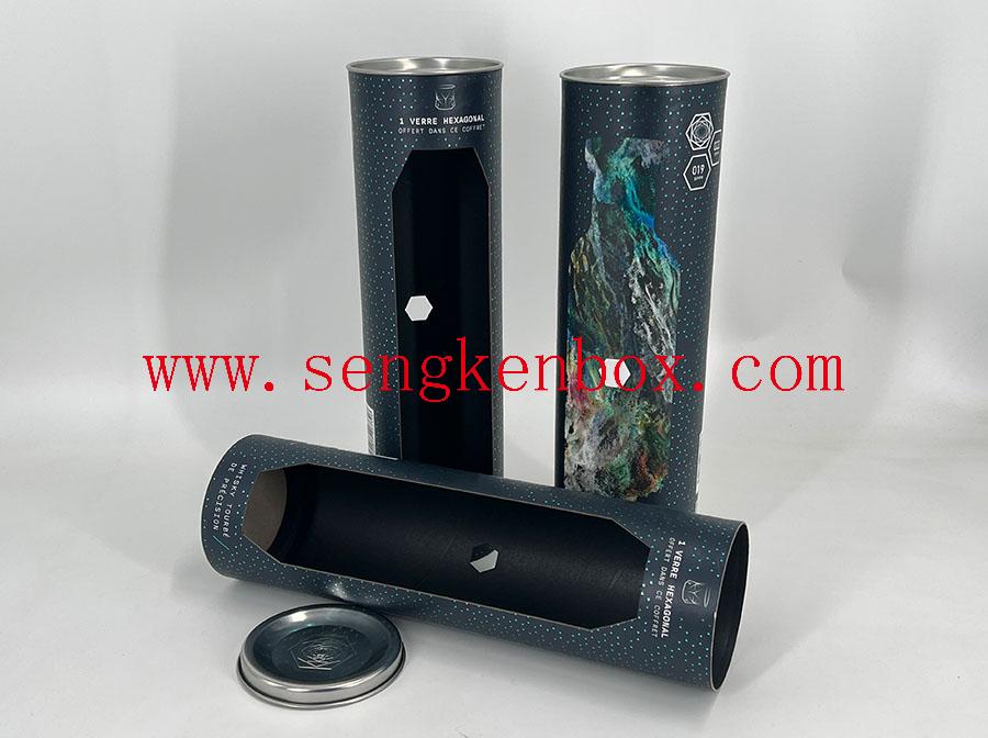 Paper Cans With Metal Lid Paper Cans With Metal Lid
