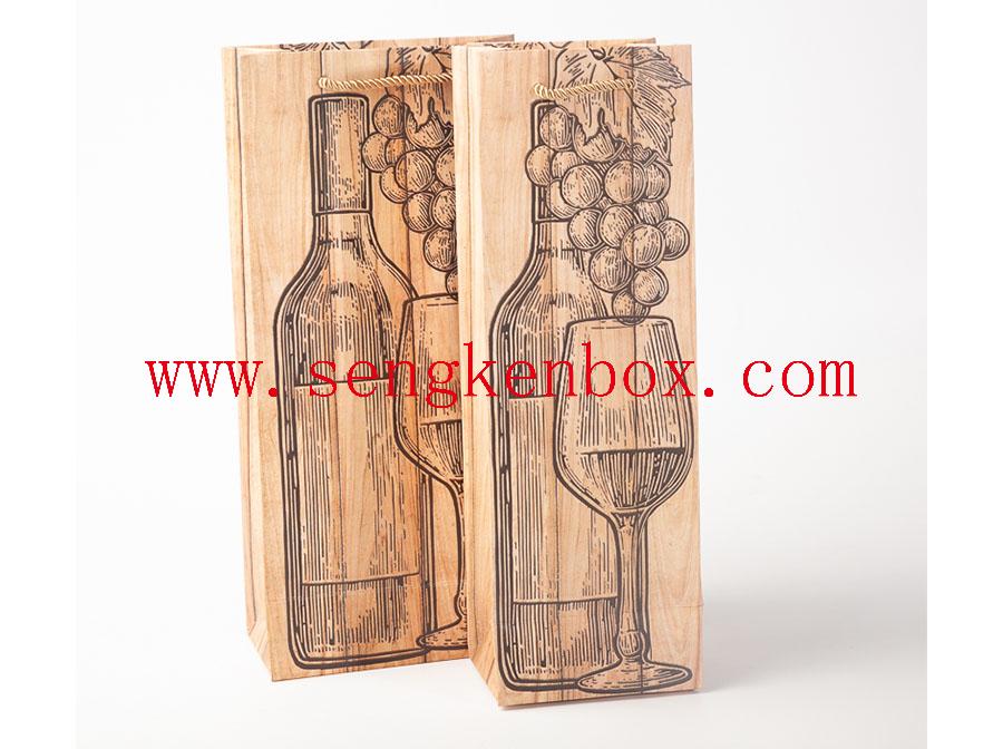 Khaki Wine Kraft Paper Bag Khaki Wine Kraft Paper Bag