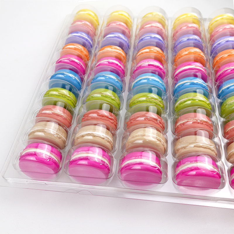 80 macarons display tray