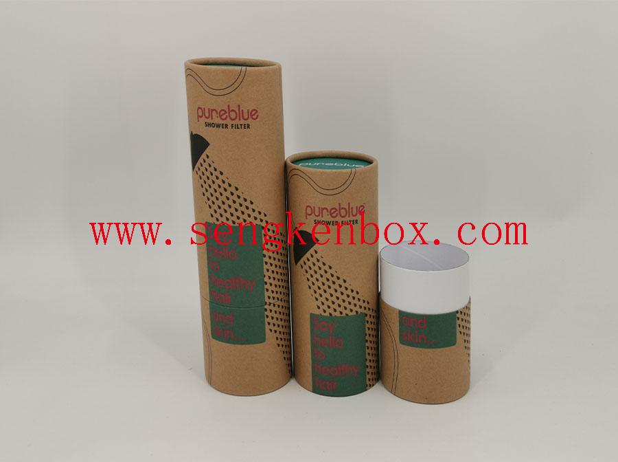 Shower Filter Kraft Tube Packaging Shower Filter Kraft Tube Packaging