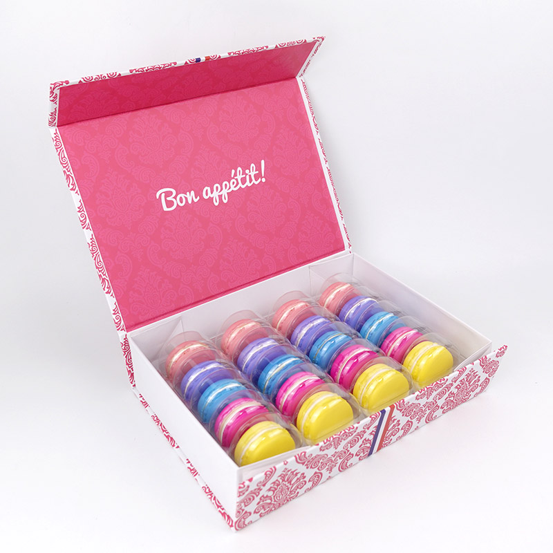 20 macarons magnet gift box