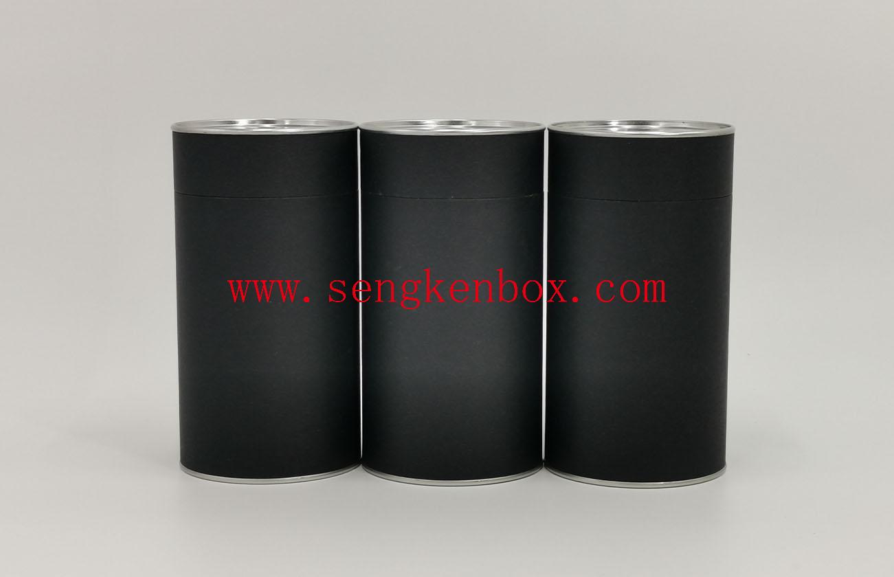 Paper Cans with Metal Buckled Lid Paper Cans with Metal Buckled Lid