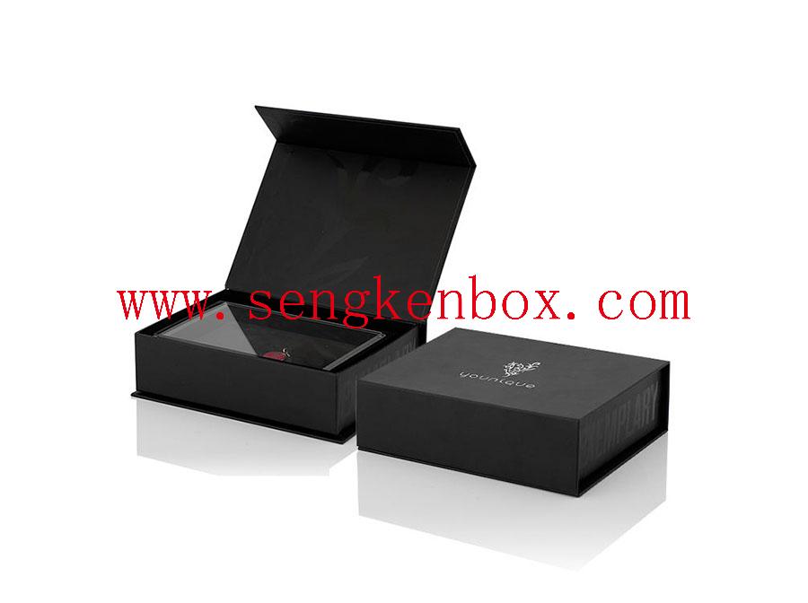 Black Magnetic Packaging Paper Box Black Magnetic Packaging Paper Box