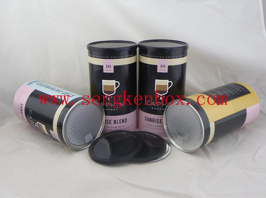 Sunrise Blend Coffee Packaging Paper Cans