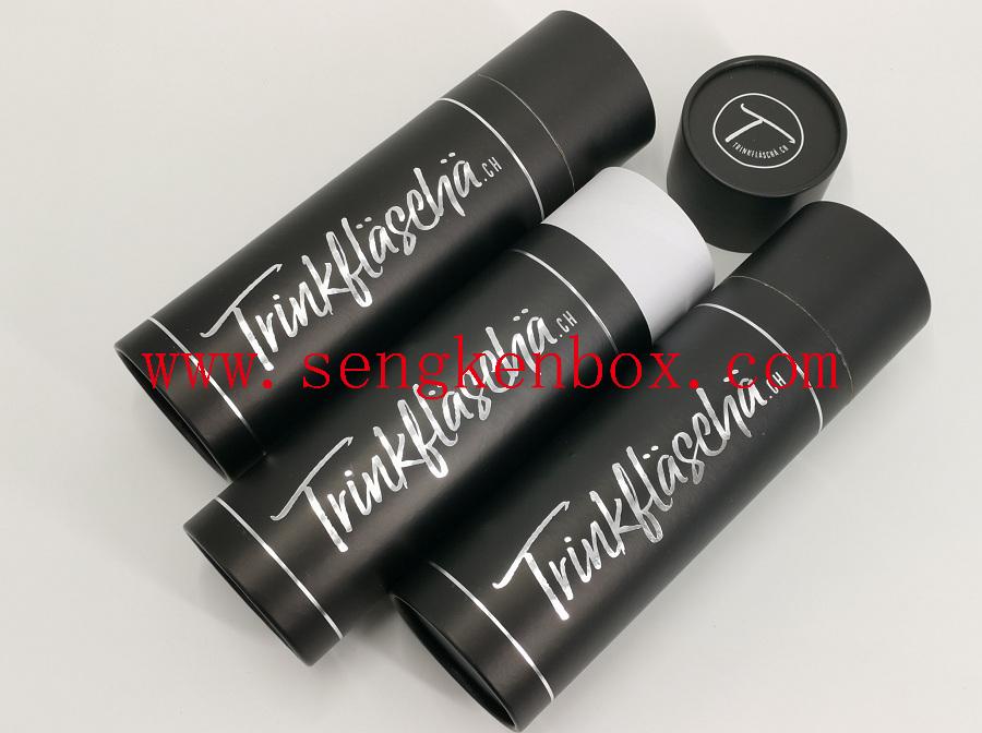 Paper Canister with Silver Stamping Paper Canister with Silver Stamping