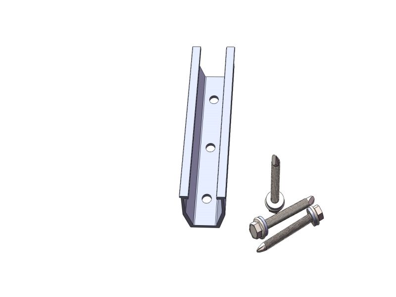 Aluminum Solar Panel Railless Mounting System Aluminum Solar Panel Railless Mounting System