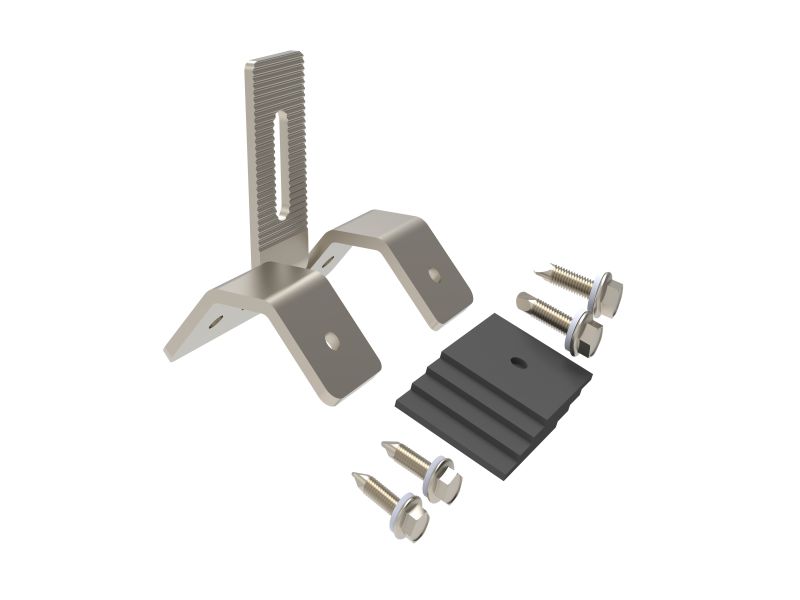 Trapezoidal Roof Solar Clamp Solar Roof Hook Kit 