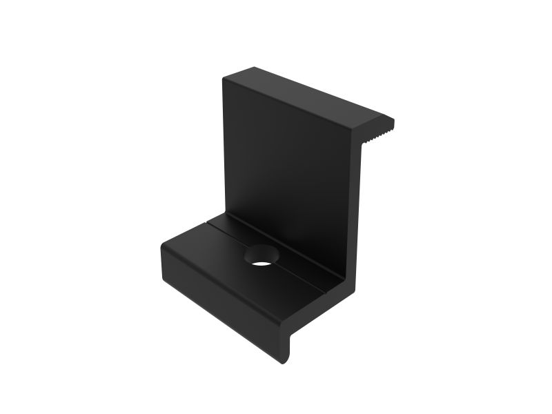 XHF-EC-3 Black Corrosion Resistance End Clamp For Fixing Solar Panel XHF-EC-3 Black Corrosion Resistance End Clamp For Fixing Solar Panel