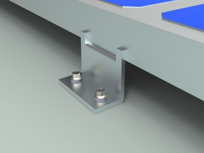 Z bracket support solar panel Z bracket support solar panel