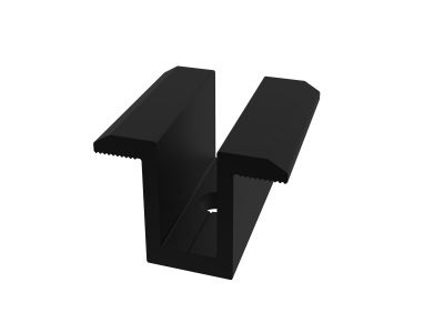 Black Economic Aluminum Solar Mid Clamp To Fix Panel Black Economic Aluminum Solar Mid Clamp To Fix Panel