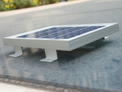 solar panel installation Z brackets