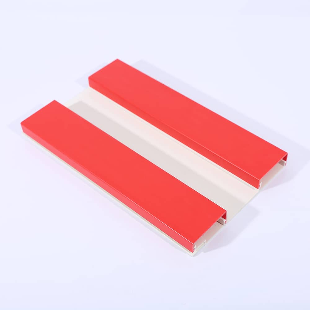 Plastic PVC U Shaped Extrusion Profile