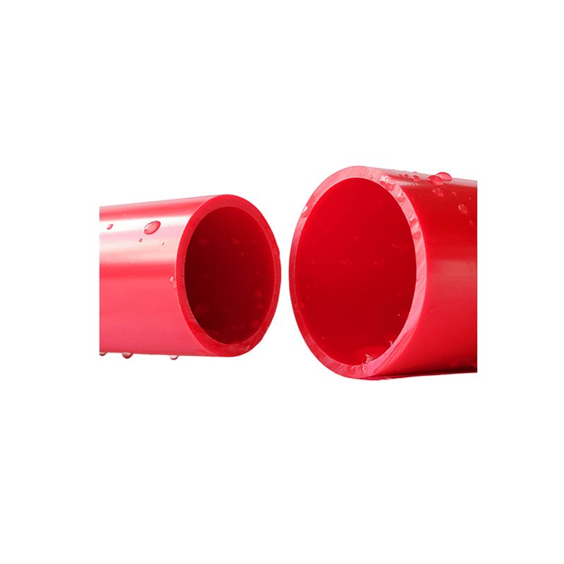 Red PVC Extruded Pipe