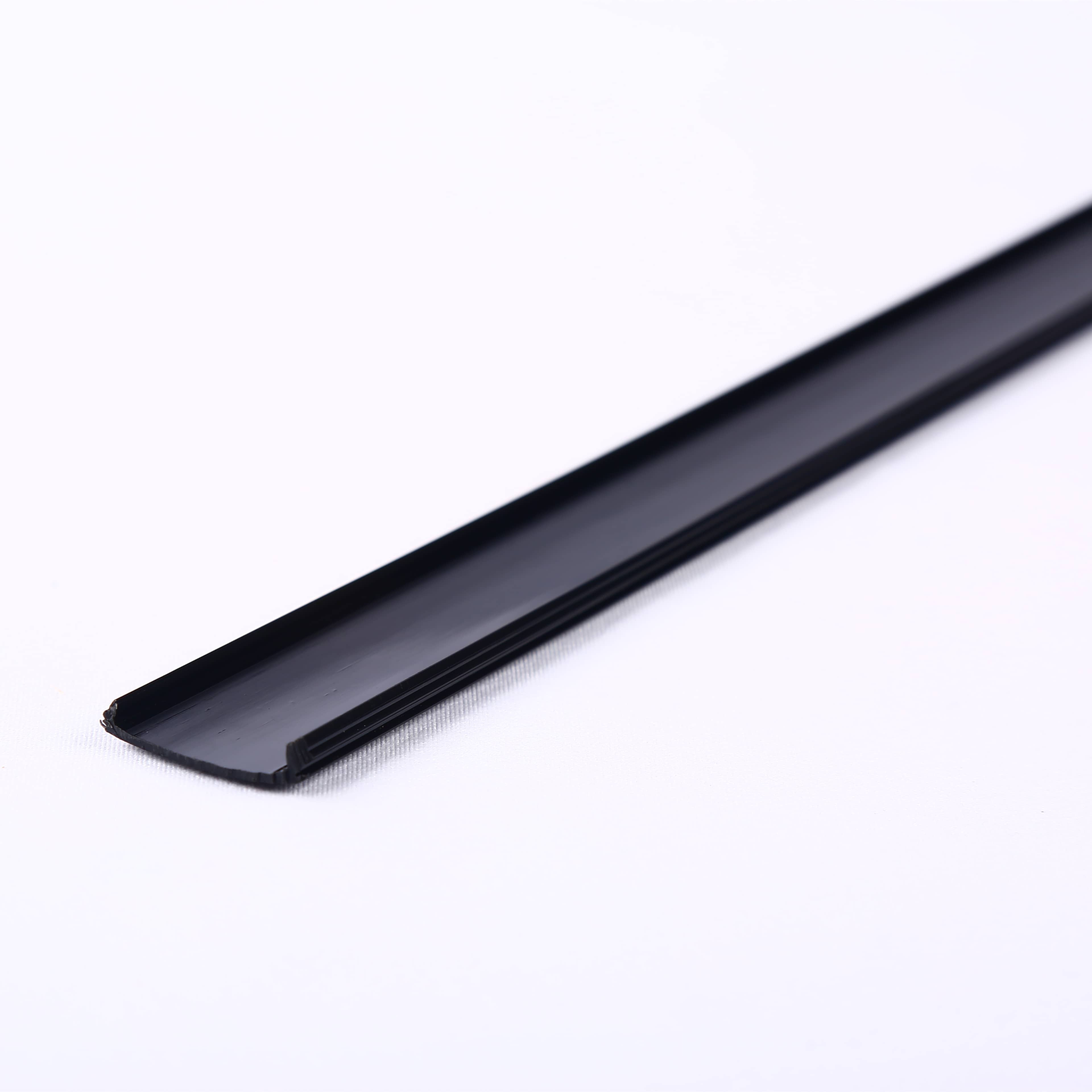 Black PVC Extrusion Profile