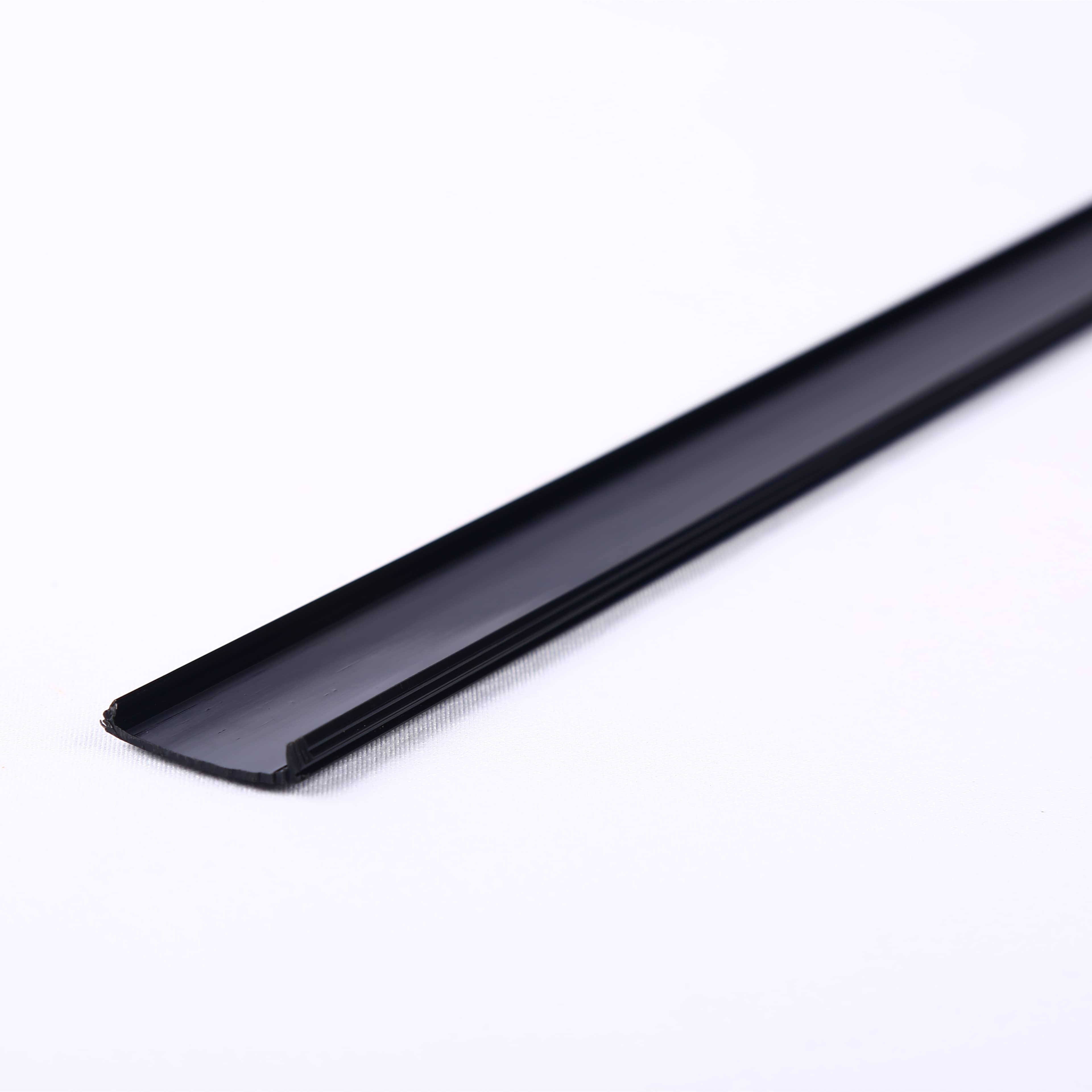 Black PVC Extrusion Profile Black PVC Extrusion Profile