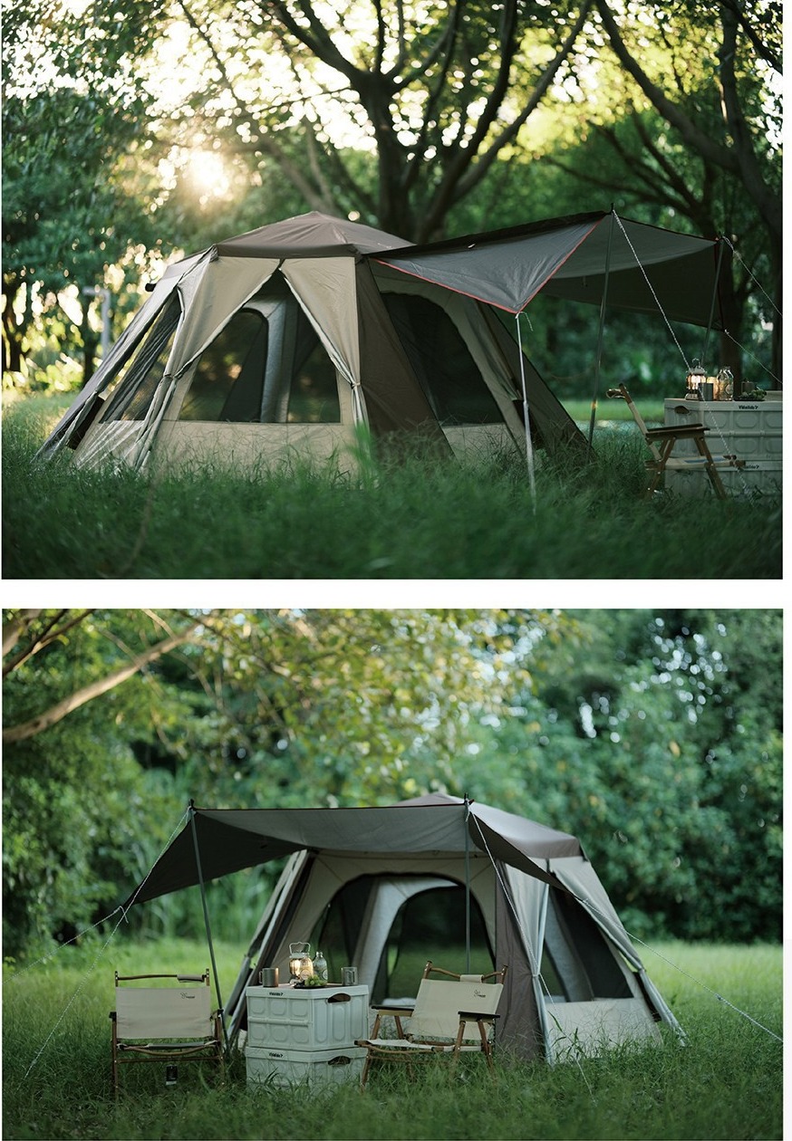 hexagon camping tent