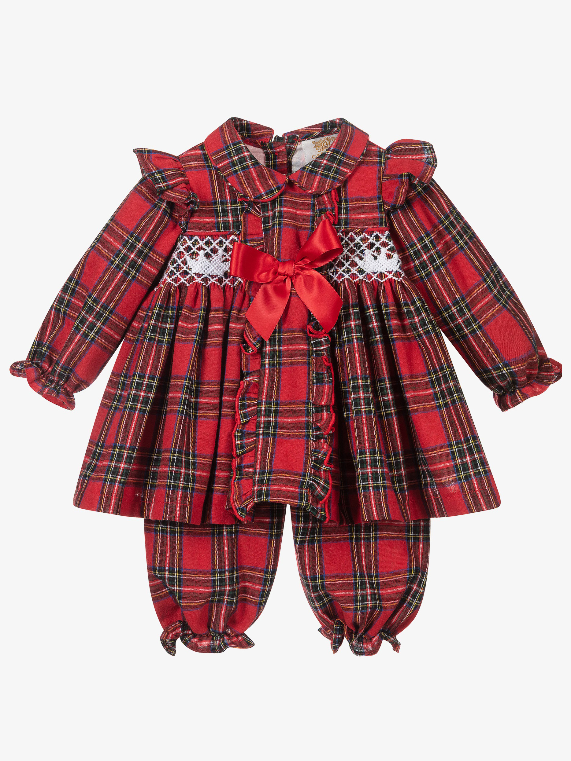 girls Christmas clothes set