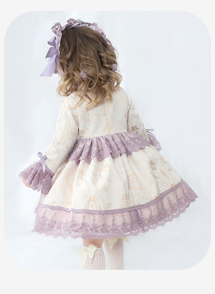 purple girls dress