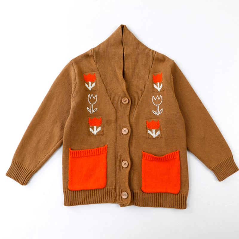 Boys cardigan with embroidery