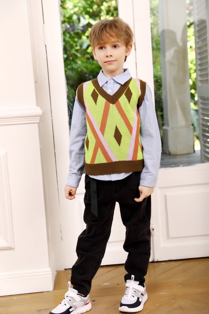 boy sweater vest