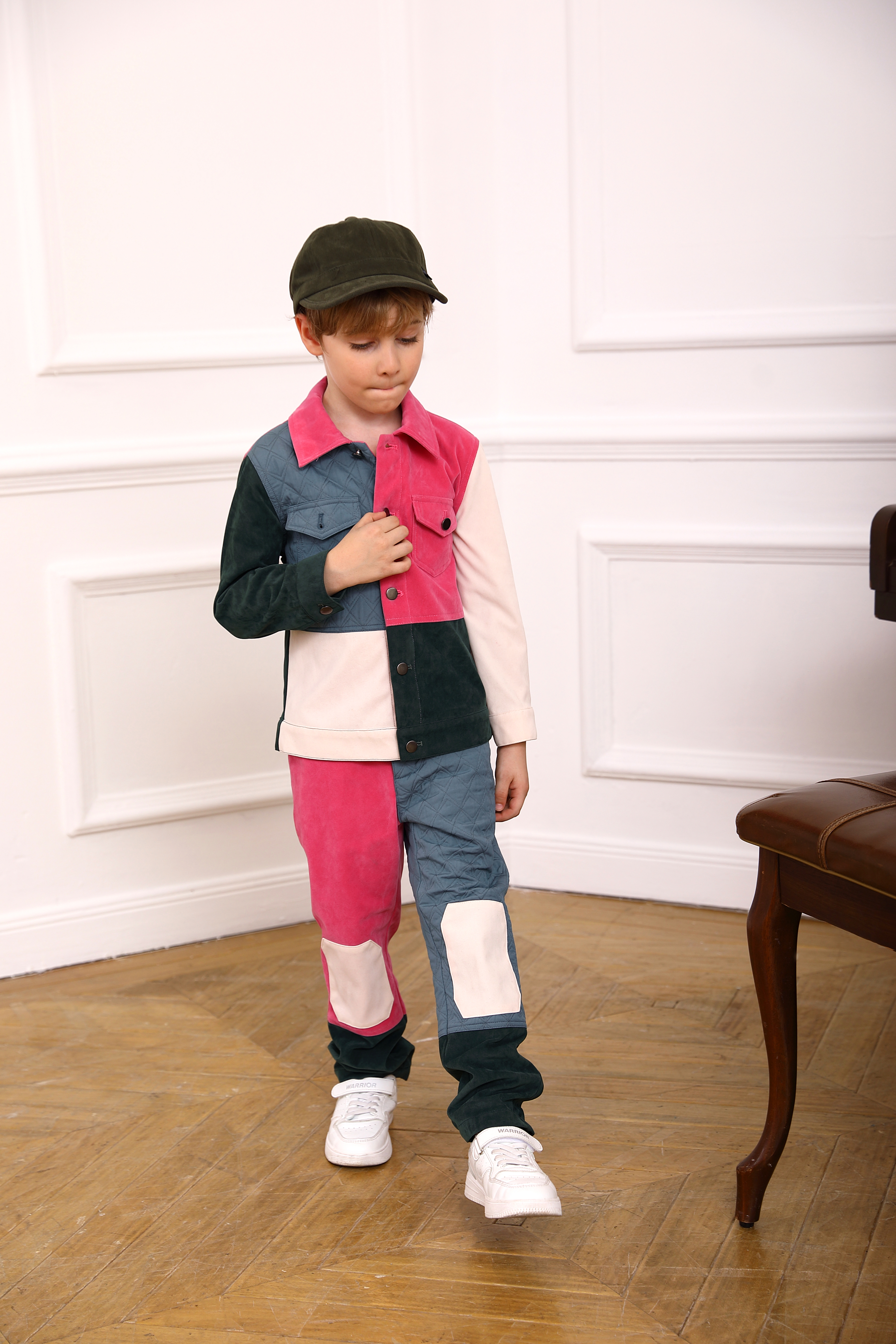 Contrast colors boys clothing set Contrast colors boys clothing set