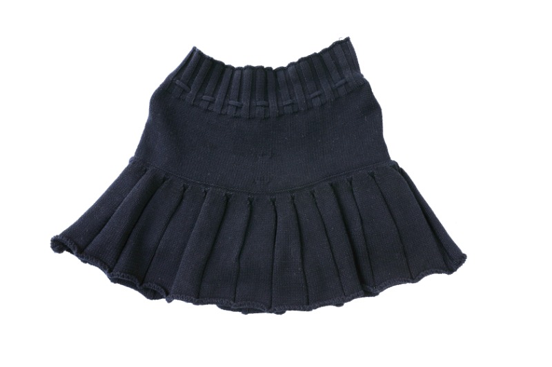 girl sweater skirt navy color