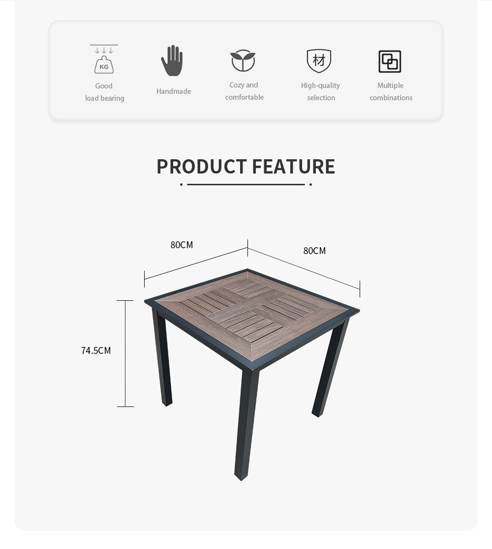 80 outdoor dining table