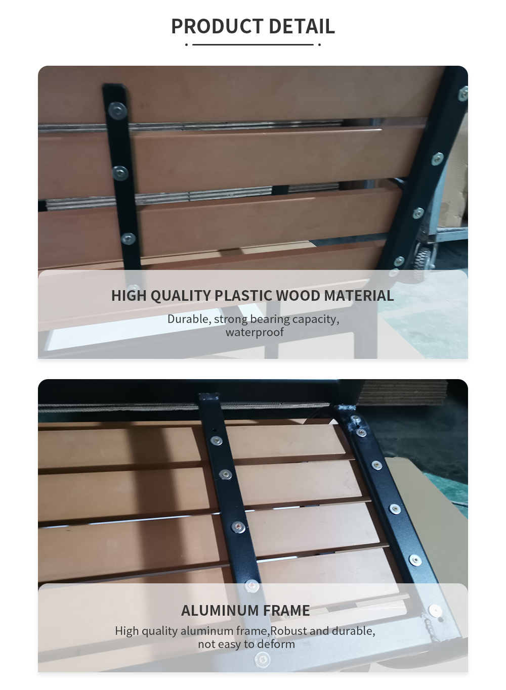 Outdoor Wood Bench