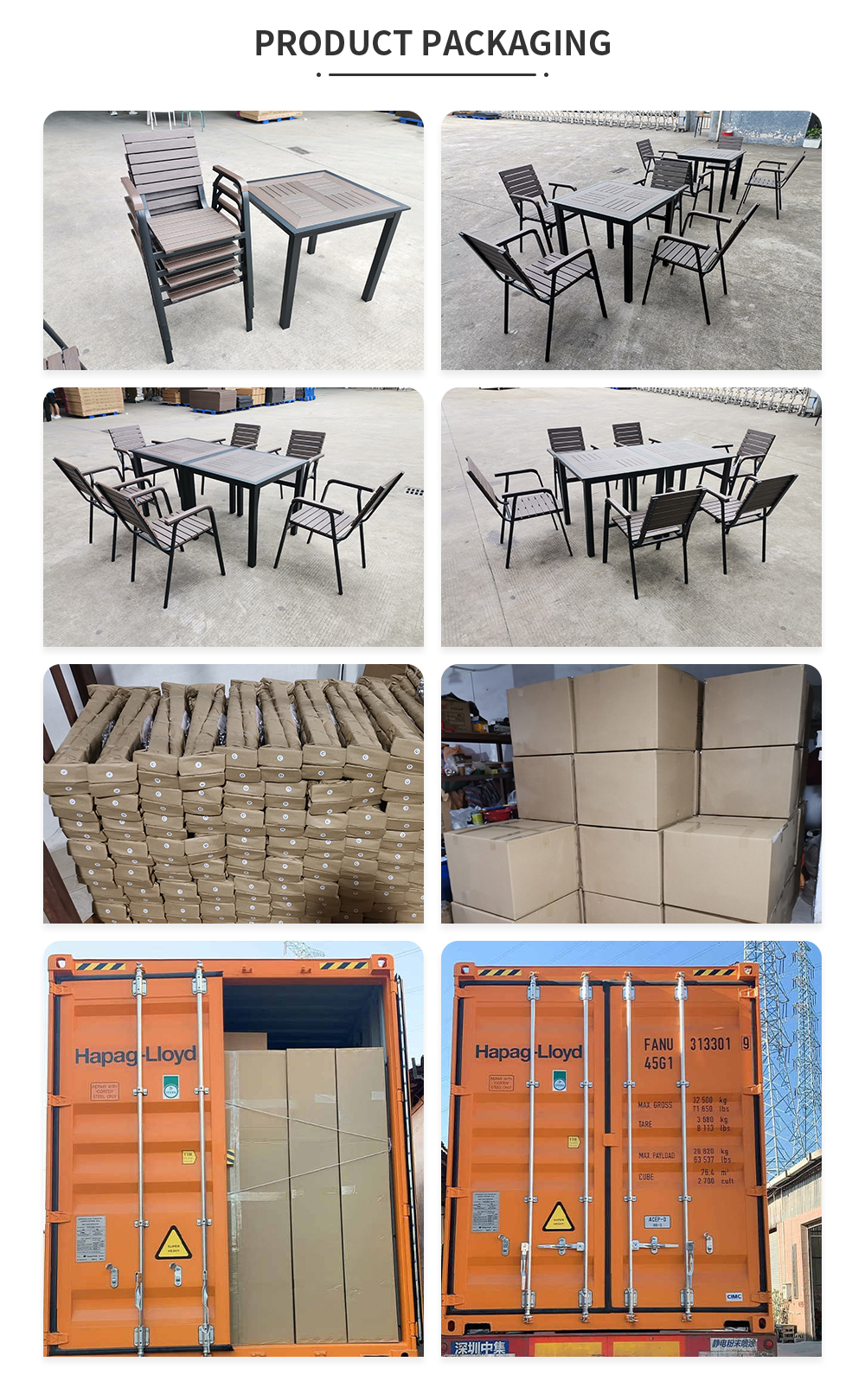 Outdoor dining set
