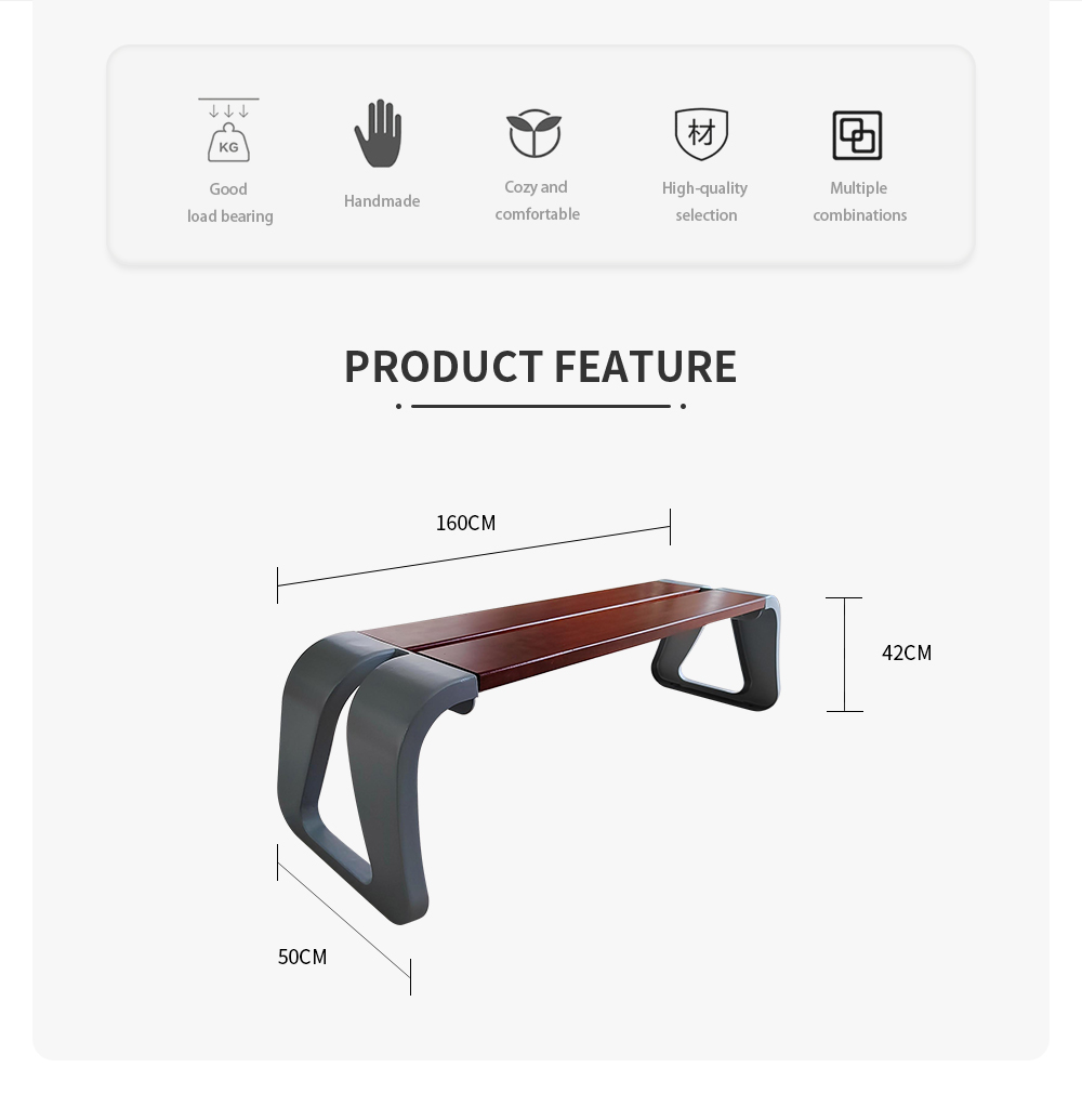 Casting Aluminum Rest Bench