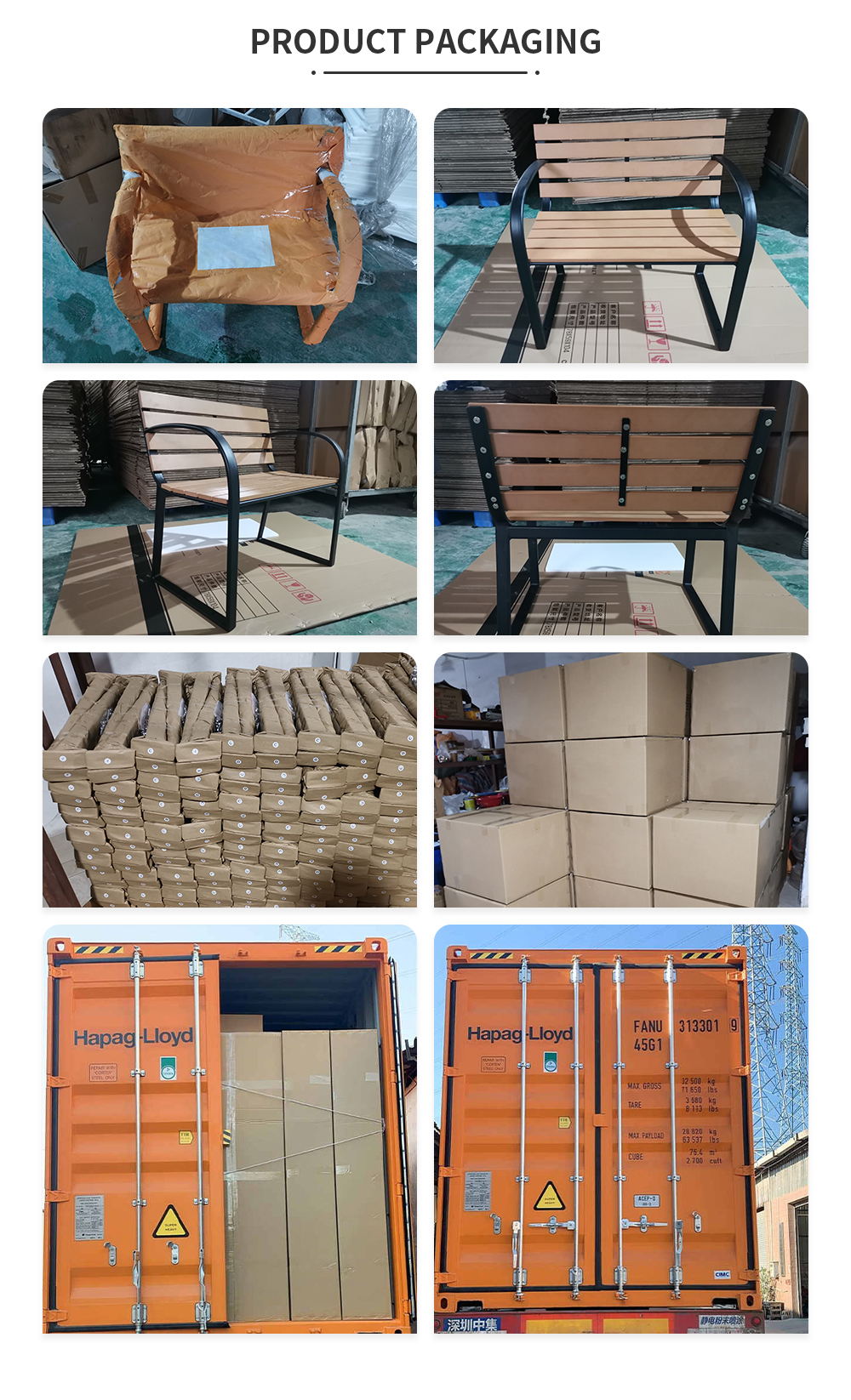 Outdoor Wood Bench