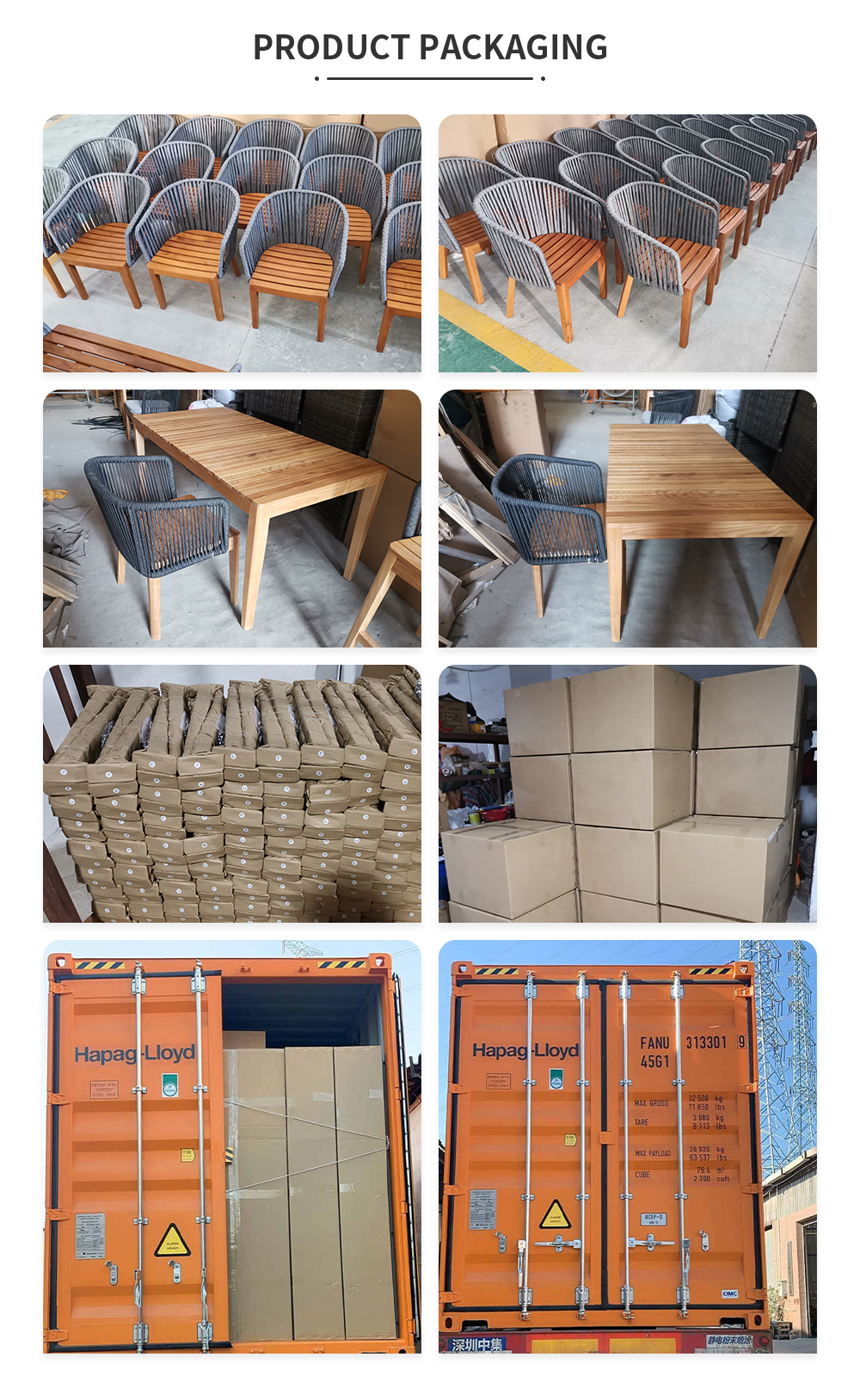 Garden Dining Set 6