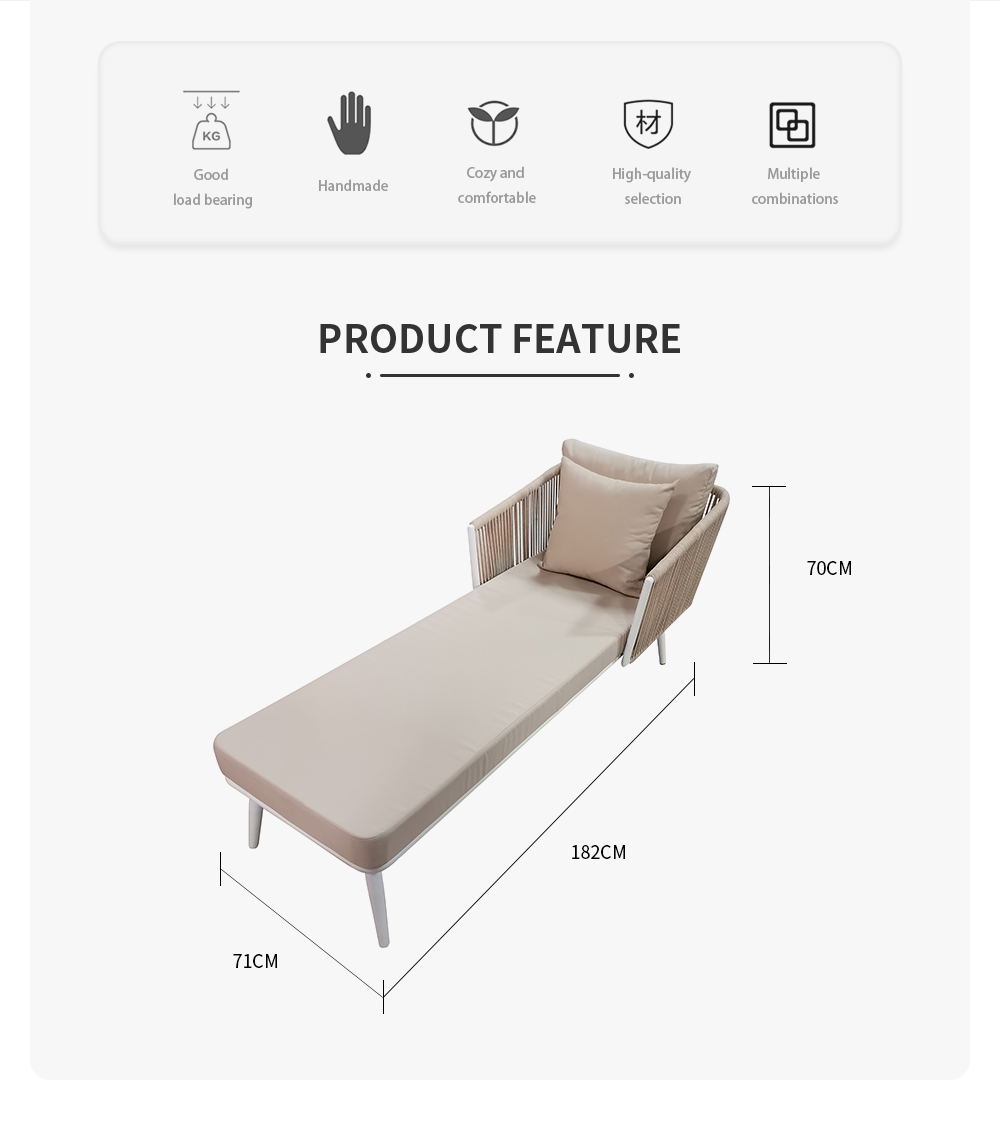 Pool Sun Daybed Chaise Lounge
