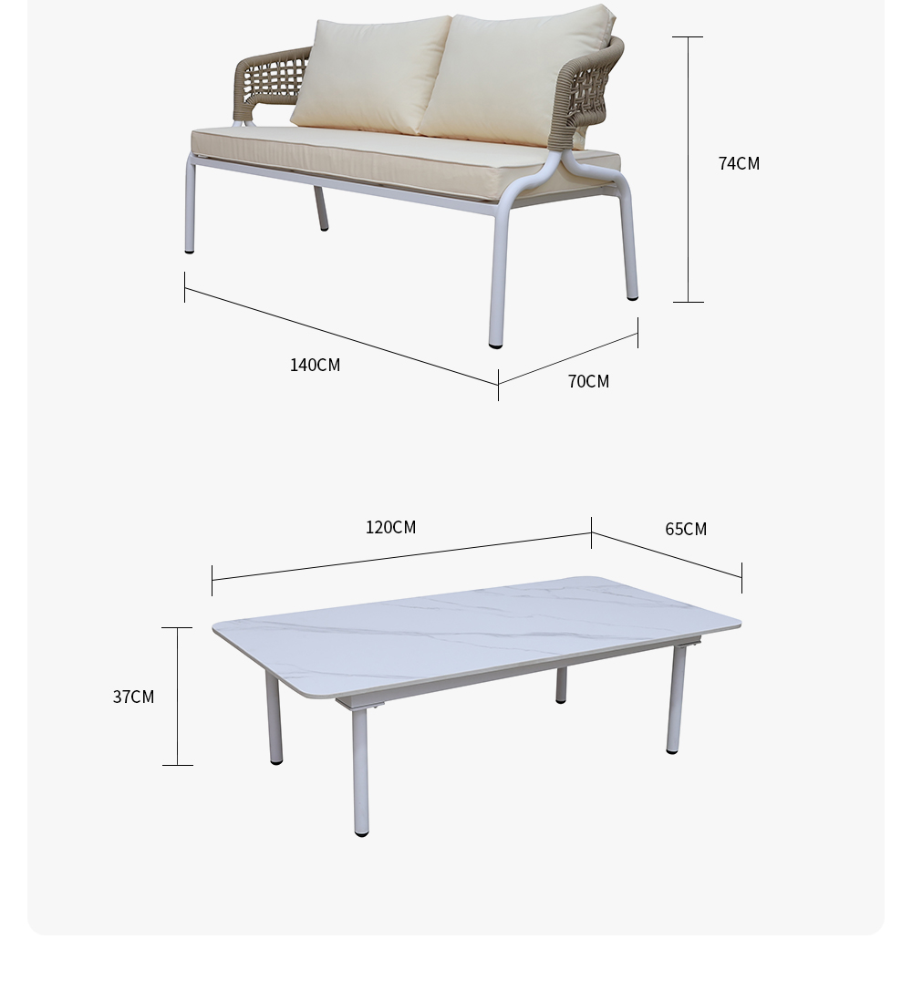Patio Furniture Sofa Set