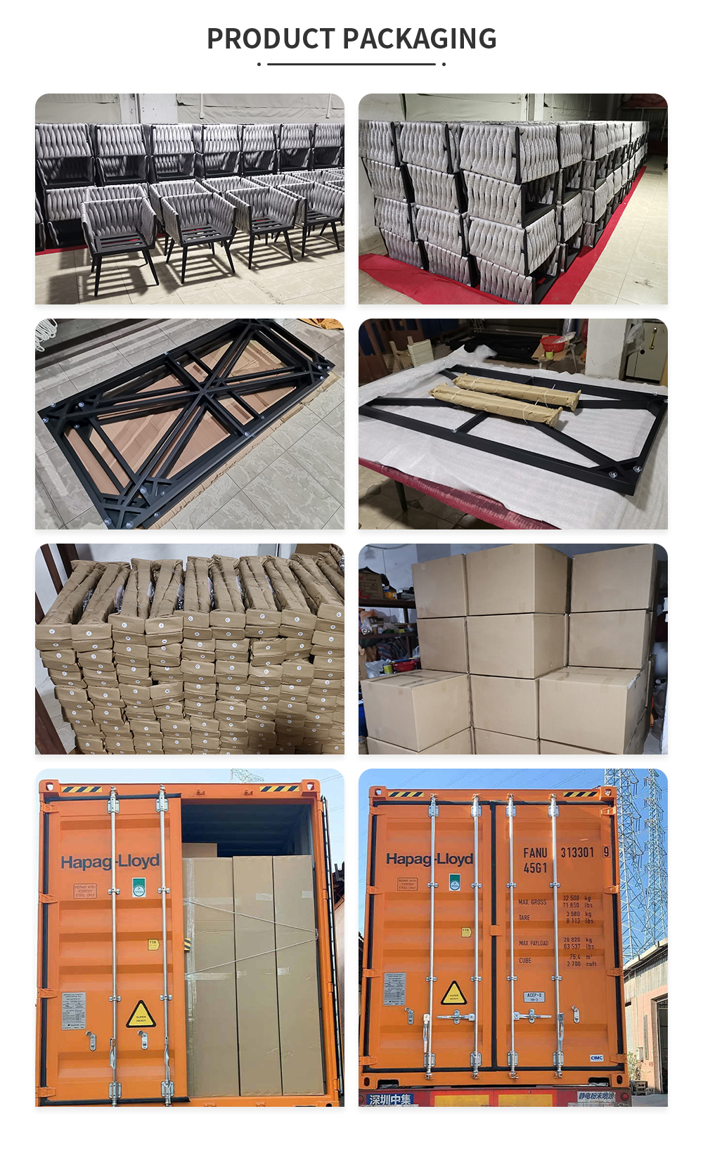 Pioto rattan dining set