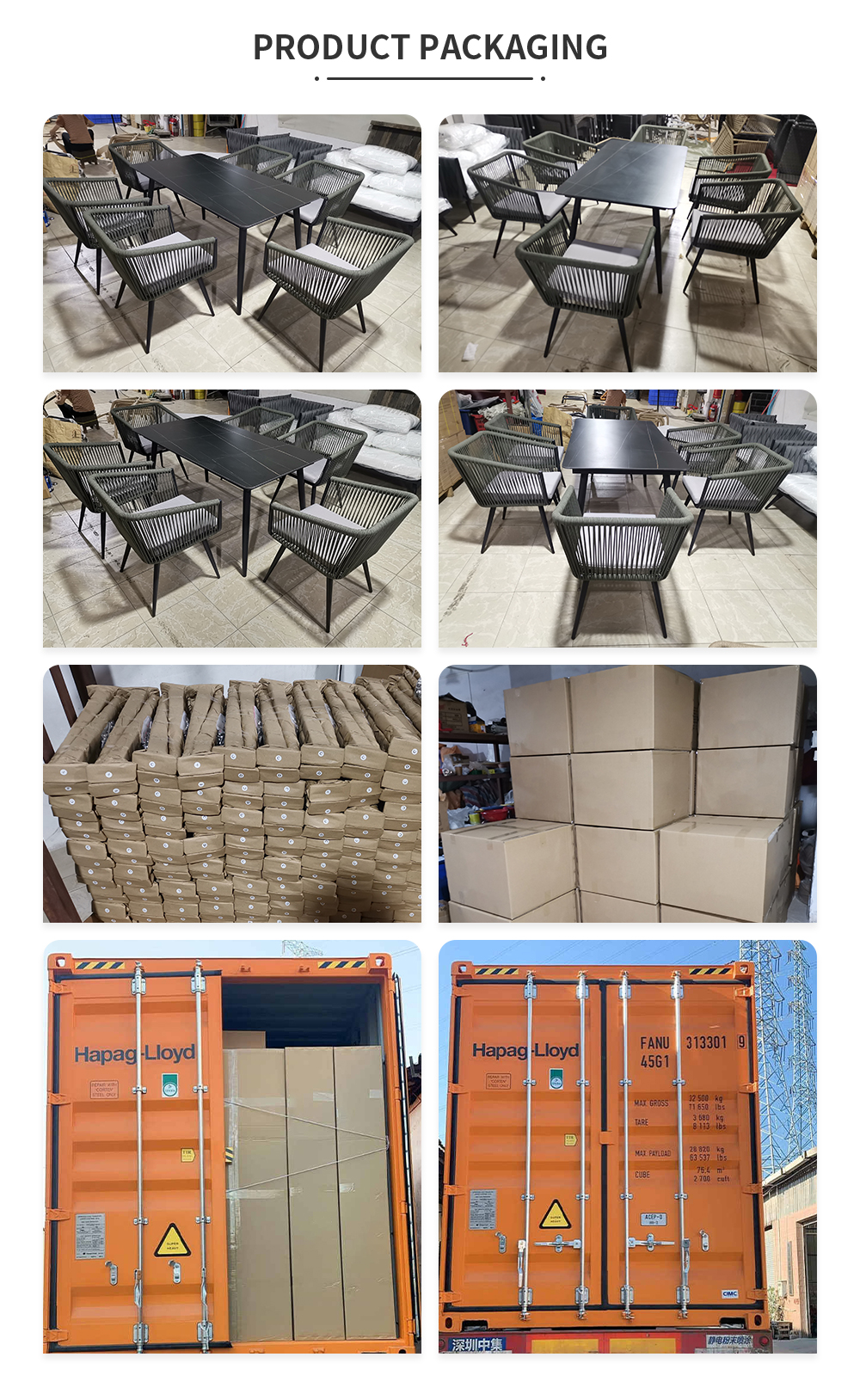 Garden Furniture Dining Set