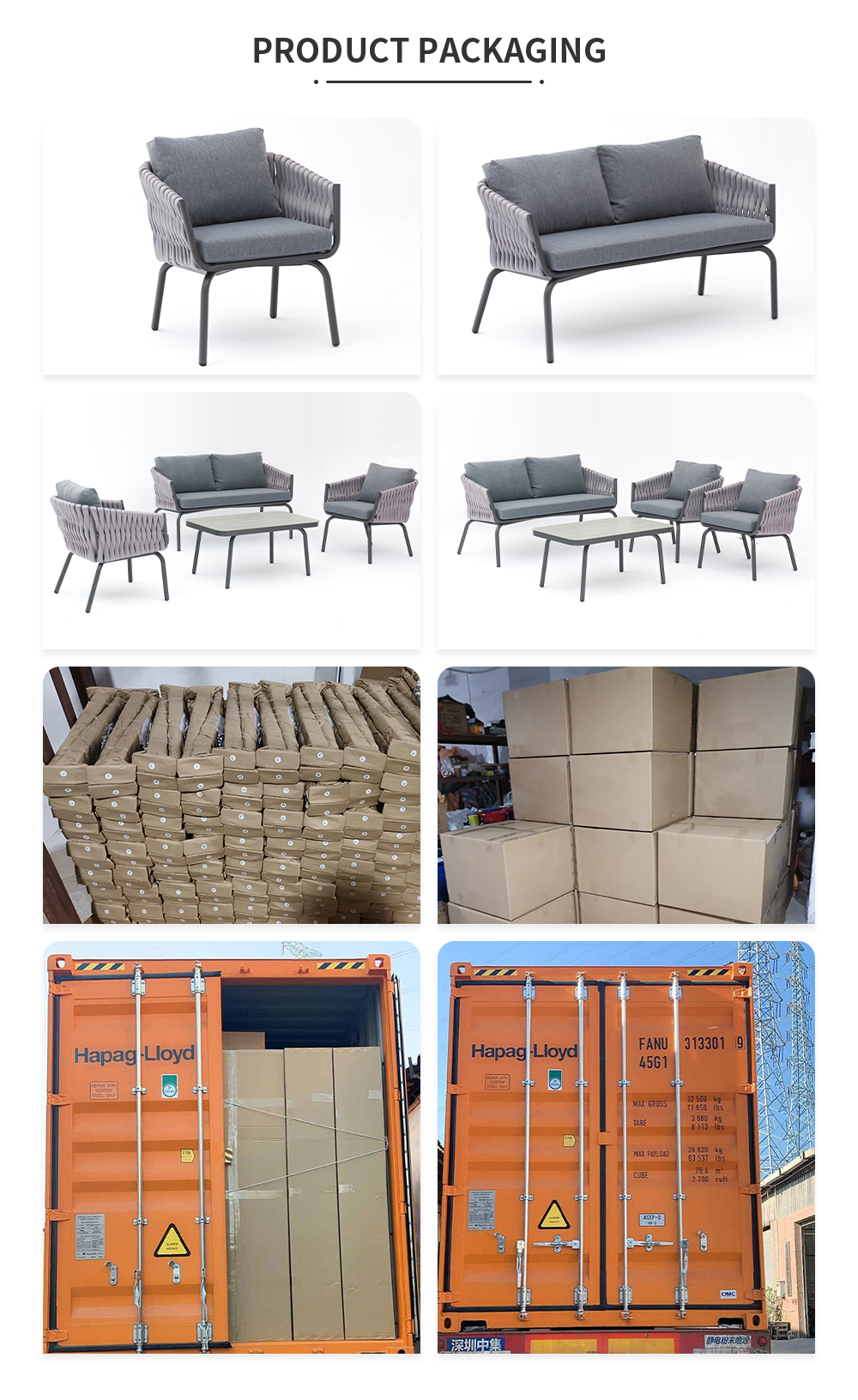 Garden Furniture Corner Sofa