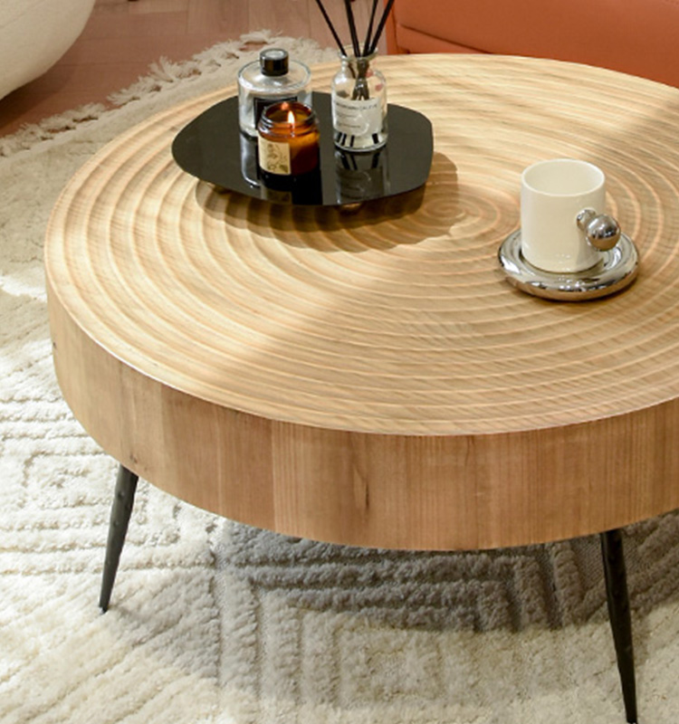 vintage round end tables