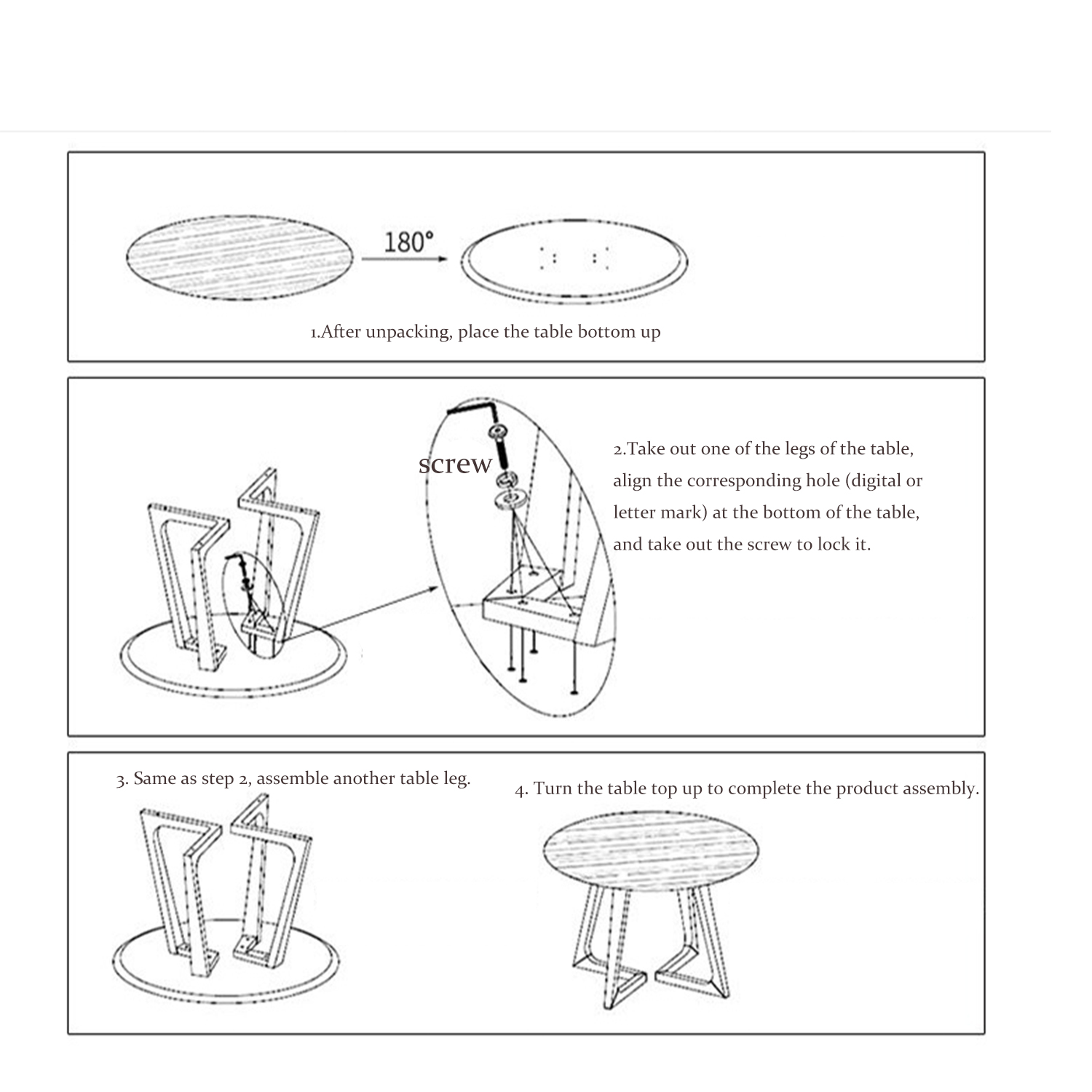 Vshape legs sofa table