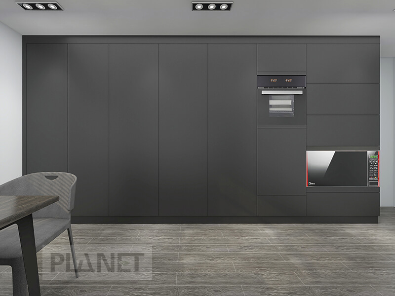 Black aluminum alloy kitchen cabinets Black aluminum alloy kitchen cabinets