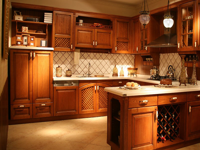 tall corner kitchen cabinet