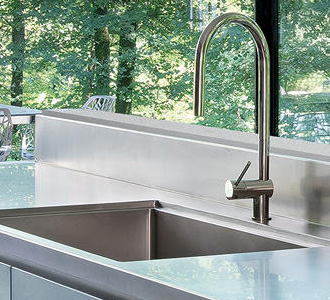 stainless steel sink cabinet