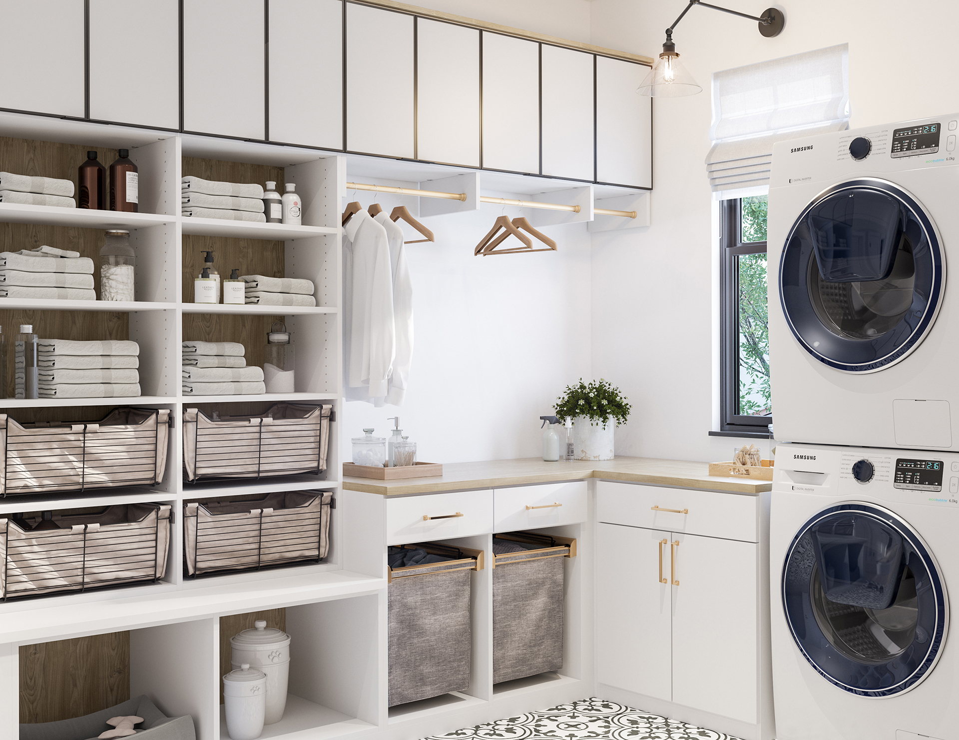 Laundry Room Closet