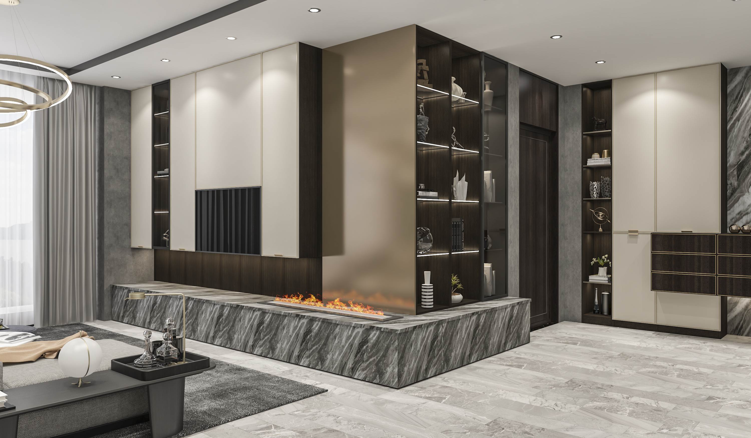 Live Room Cabinet Design